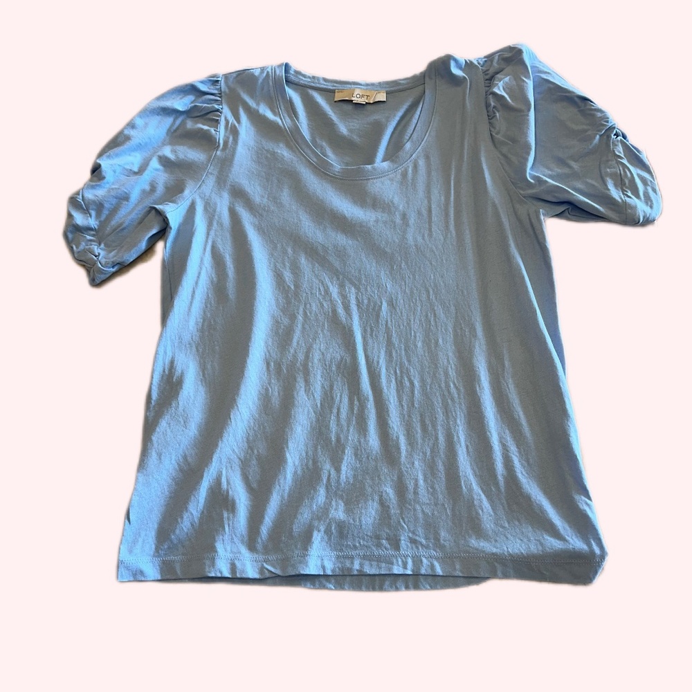 LOFT Scoop Neck Short Sleeve Tee